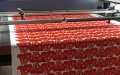 印花材料切割展示